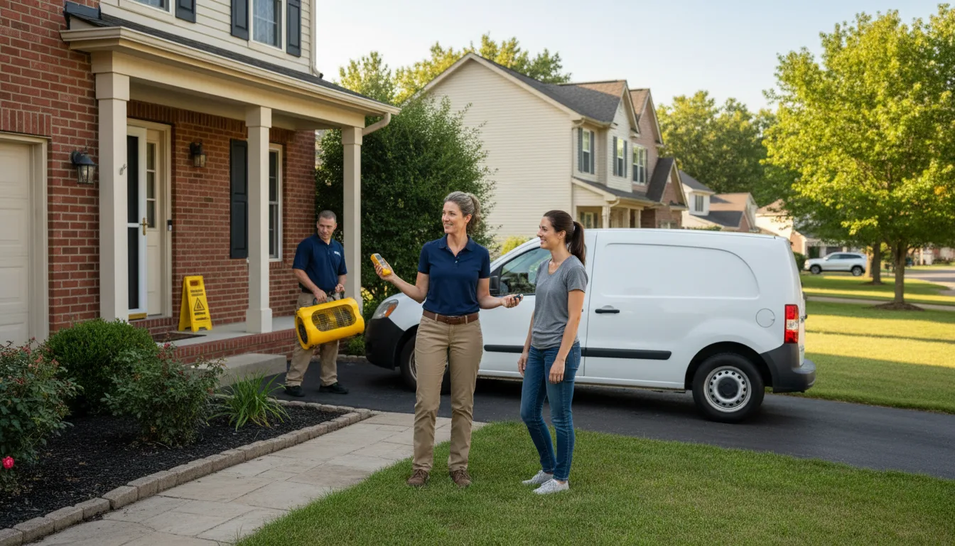 Water restoration image for Fire And Smoke Damage Restoration in Breckenridge, MI